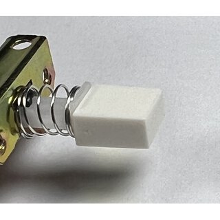 Rectangular Push Switch Cap (white)
