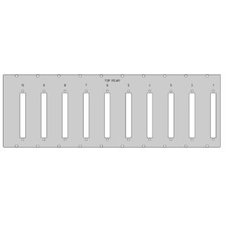 Middle-Panel (API500 cutouts) for NRG Case