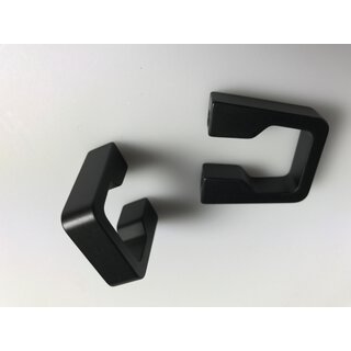 1U Aluminum Handle LH-S1 black (1 piece)