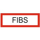FIBS DIN4066 105x297mm Aufkleber