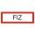 FIZ DIN4066 105x297mm Aufkleber