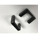 3U Aluminum Handle LH-S1 black (1 piece)