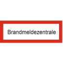 Brandmeldezentrale DIN4066 105x297mm Aluschild