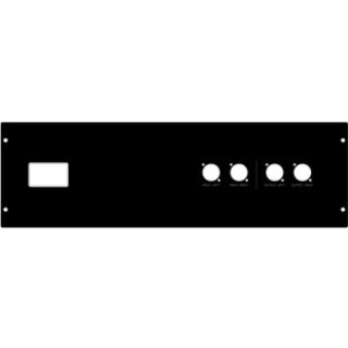 Rearpanel 3U Stereo