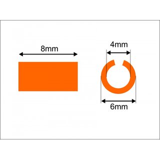 Potentiometer Schaft Adapter 4mm zu 6mm